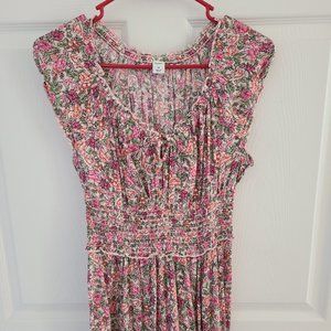 Old Navy floral maxi dress